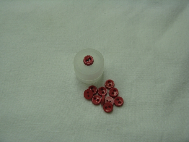 Tiny Buttons - 1/4" Pink